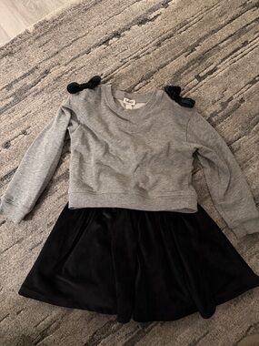 Splendid Gray and Black Girls Matching Set